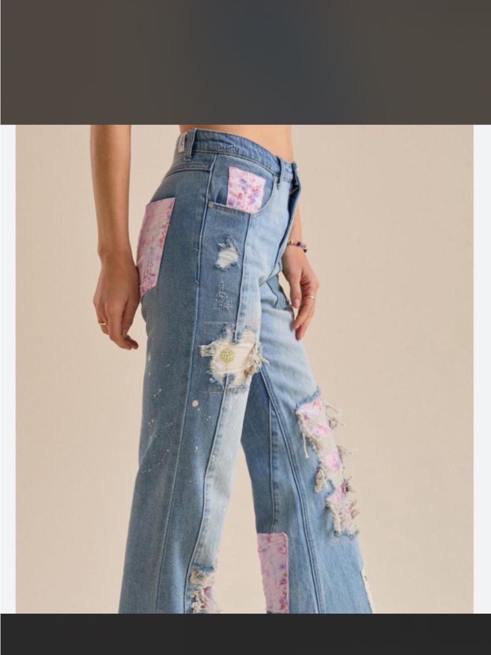 Altard state eloise patchwork jeans - Picture 2 of 4
